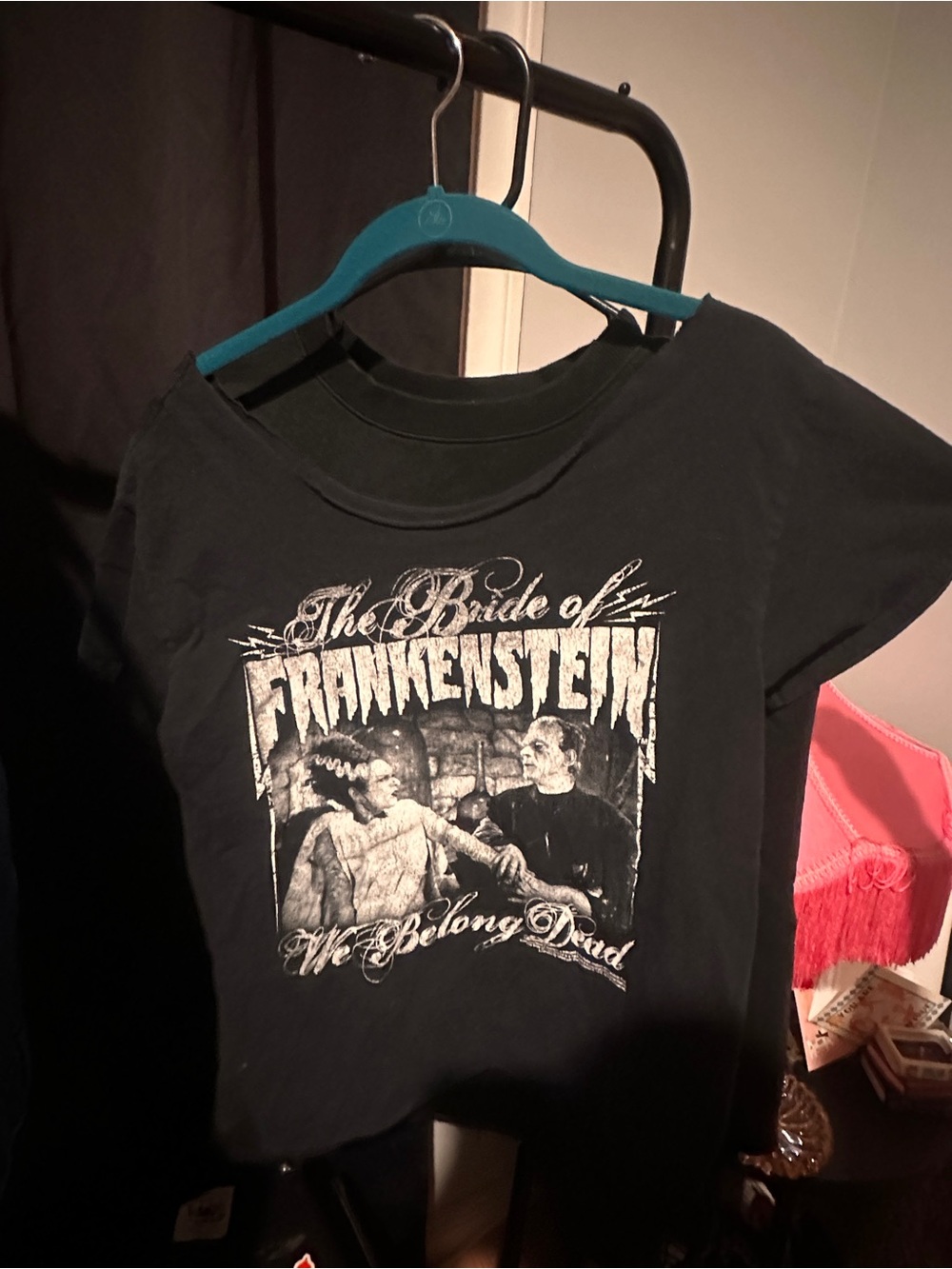 The Bride of Frankenstein Cut Graphic Tee - Black